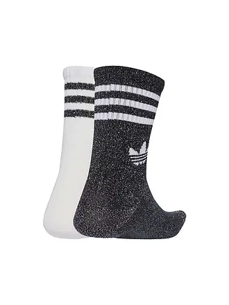 ADIDAS ORIGINALS | Calcetines §S GLITTER Paquete de 2 icgome/blanco | schwarz